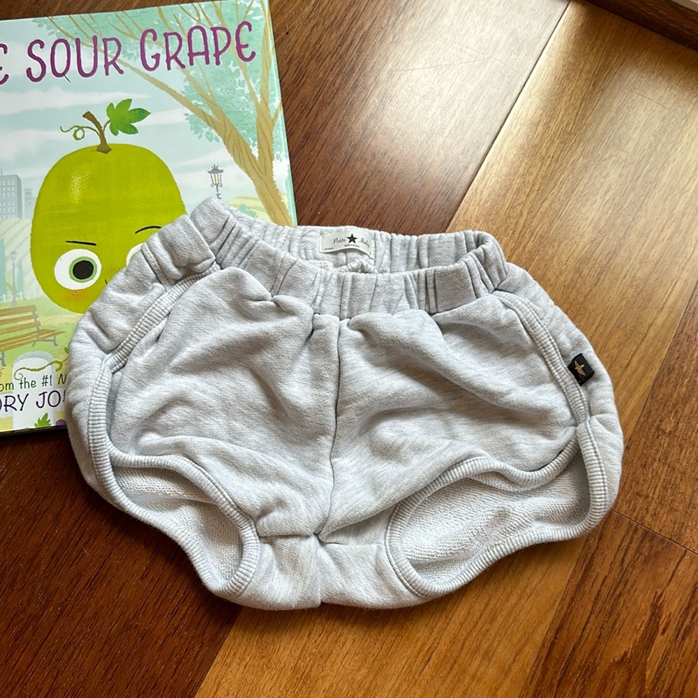 Petite Hailey Cotton Bubble Sweat Shorts 4